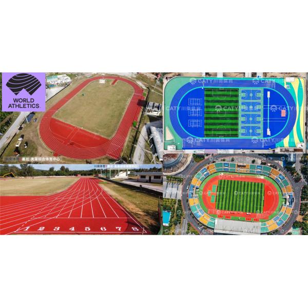 IAAF Certified Permeable Running Track with Elastic Layer for School Stadium and Athletic Track Construction