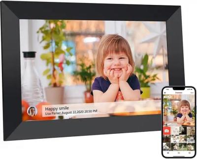RoHS 10.1 Smart WiFi Photo Frame , 1280x800 Digital Smart Picture Frame
