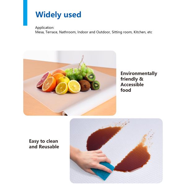 Пластмассовые розовые подкладки для домашних и кухонных шкафов прямоугольной формы водонепроницаемые