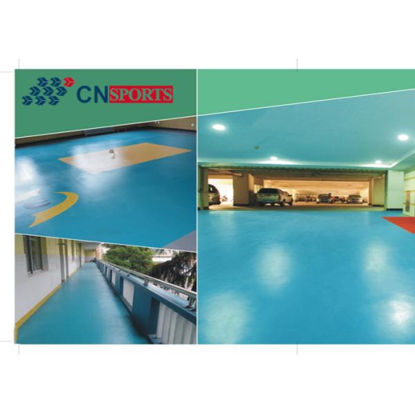 B1 Class Car Park Epoxy Flooring Anti Slide Waterproof Durable