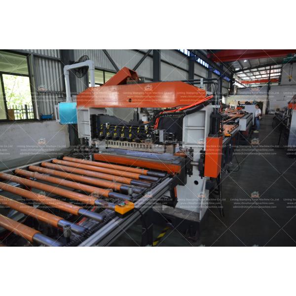 Metal Security 300mm 0.8mm Steel Door Frame Making Machine