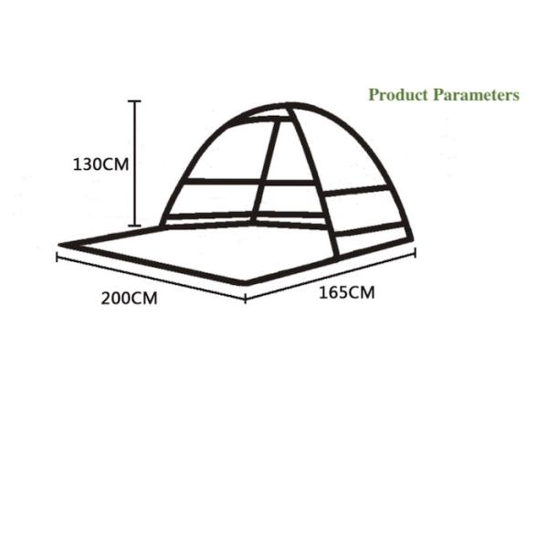 полиэстер 200кс165кс130КМ 190Т хлопает вверх тень солнца шатра пляжа голубая на открытом воздухе располагаясь лагерем
