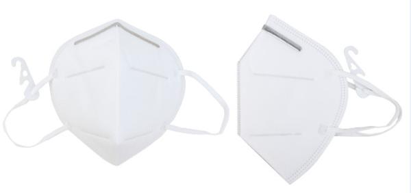 Disposable White Color KN95 Face Mask Non Woven With Earloop For Anti Virus