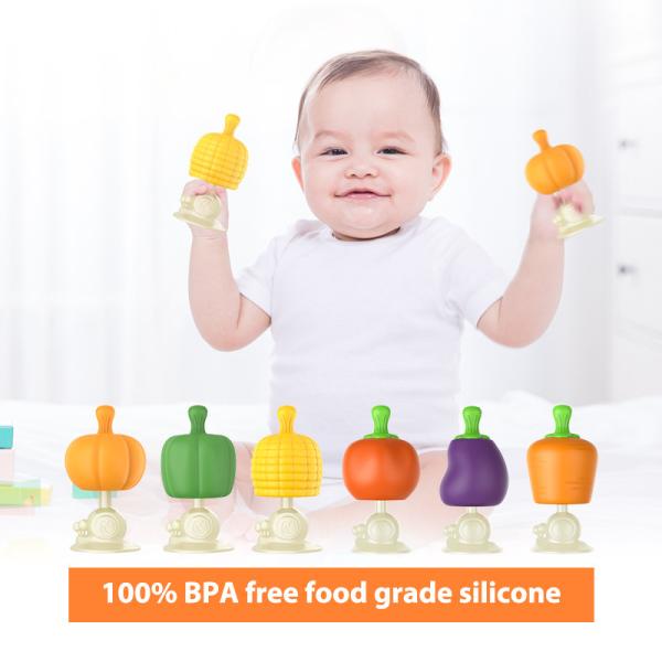 Baby Nipple Silicone Teether Pacifier Food Grade BPA Free With Cover Box