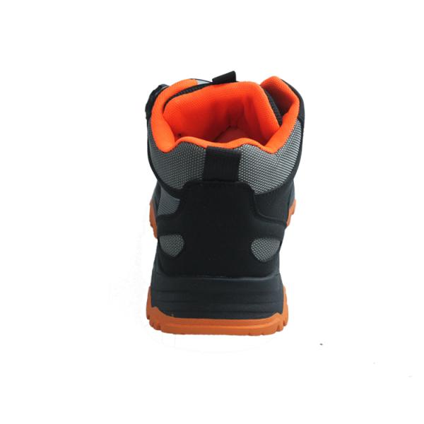 CE Microfiber Leather Rubber Cement Protection Footwear With Mesh Upper Safety Shoes For Men