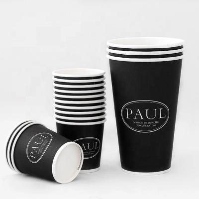 エコフレンドリー 印刷 使い捨てカップ 20oz 600ml 紙コーヒーカップ ロゴ付き