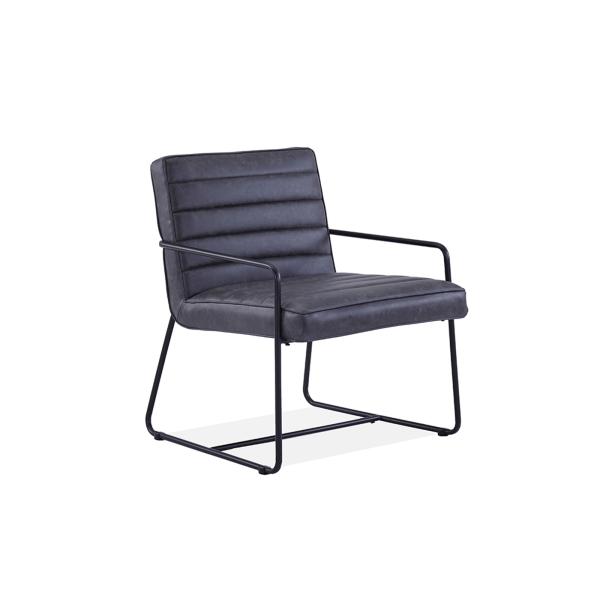 Glamorous 52.5cm 49cm 79cm Fabric Accent Chair With Metal Leg