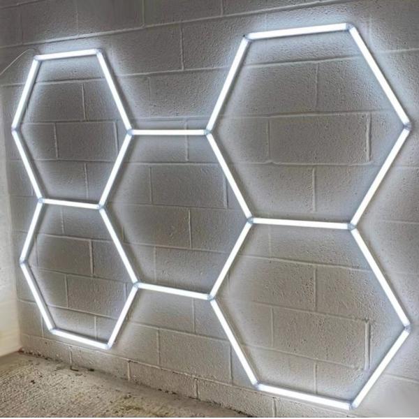 LED Hexagon Light Super Brightness DIY For Garage, Fitness Room
