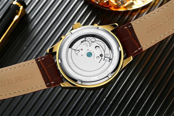 KINYUED Custom Logo Original Luxury Brand Automatic Mechanical Tourbillon Watch Men