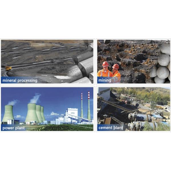 HRC60-68 Отпорный на износ шлифовальный шар Cr8%-18% Сливка стального шлифовального шара для добычи полезных ископаемых