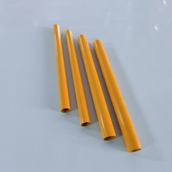 Rigid Type Steel EMT Pipes In White And Yellow Colors Emt Electrical Conduit