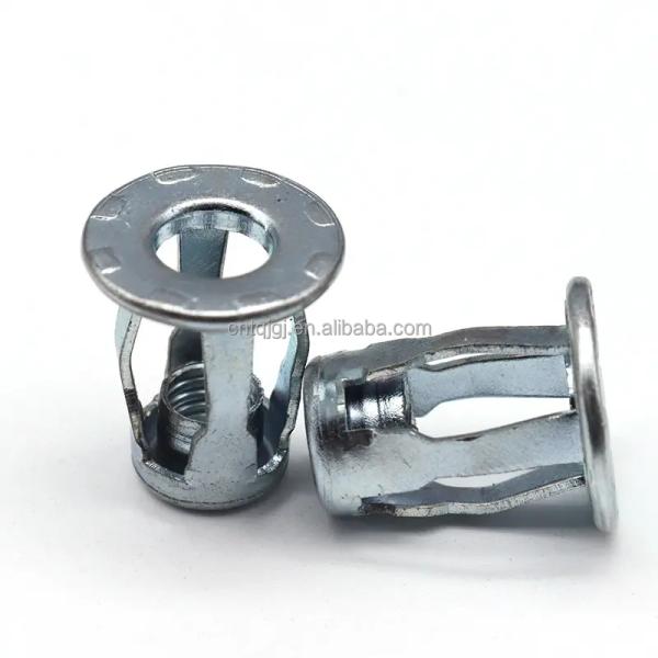Galvanized Metric Measurement System Steel Flange Head Nut Blind Threaded Inserts Nutserts Molly Jack Rivet Nut for Hollow Wall Sleeve