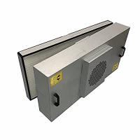 Unidade de filtro FFU HEPA H14 de liga de alumínio Corpo de aço inoxidável personalizável 500-2000 M3/h Fluxo de ar