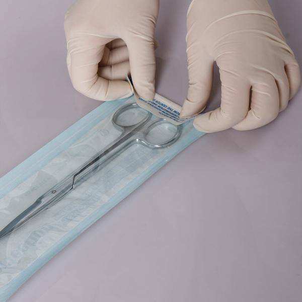 Dental Self Sealing Sterilization Pouches Sterilization Bags Dental Flat Gusseted Reel