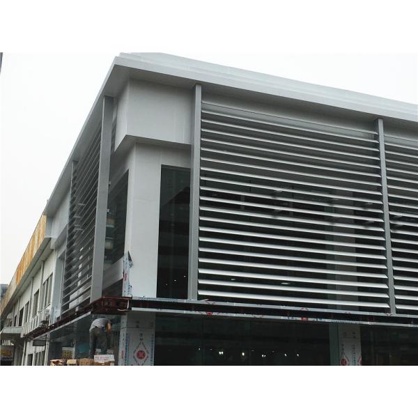 Вентиляционная алюминиевая лавка рамы Вертикальные алюминиевые жалюзи