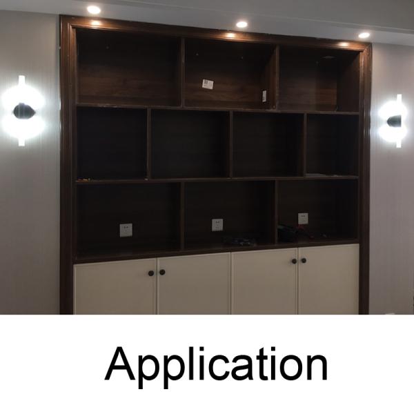 Modern metal tube pipe up down LED wall lamp light sconce Bedroom foyer washroom living room toilet wall ight (WH-OR-09)