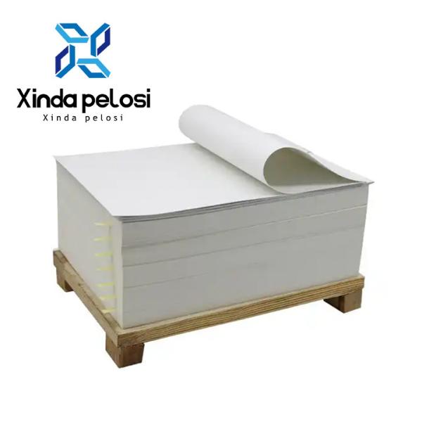 Одноразовые 190-400 гм белые бумажные листы для производства бумажных пакетов