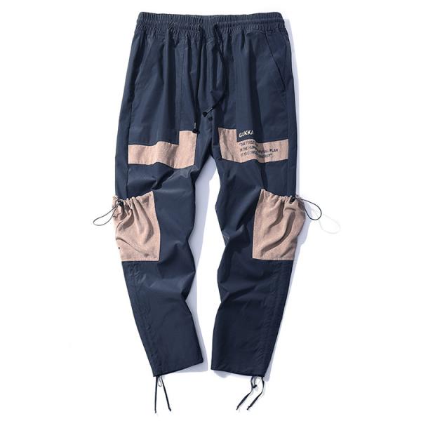 Spring Autumn Breathable Mens Cargo Sweatpants With Pockets Customs Logo
