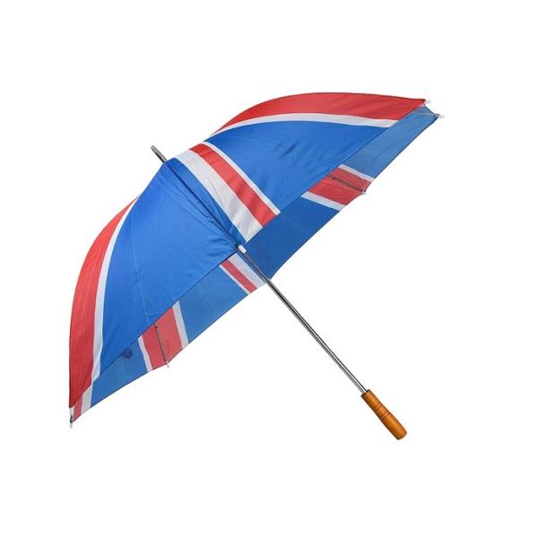 U doble provee de costillas los paraguas promocionales de los regalos del marco metálico, paraguas del estilo del golf