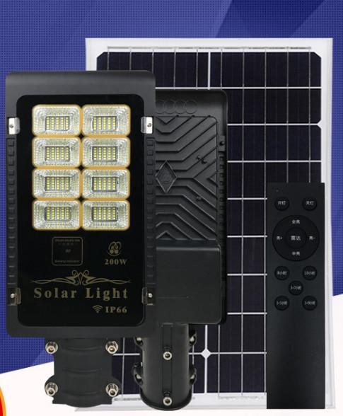 Courtyard Split  Solar Street Light IP65 Waterproof  Outdoor Split Solar Street Lamp Alloy Aluminum 200W CE RoHS