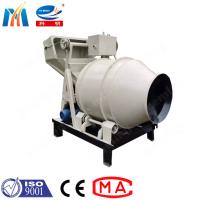 areia molhada da máquina do misturador 350L concreto que mistura 10kw com as rodas