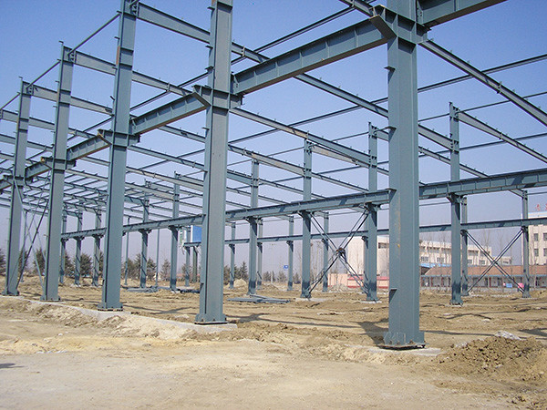Customized Pre Engineered Building H Columns / Beams Main Structure
