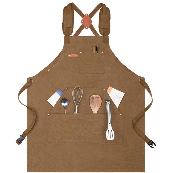 Custom Professional Restaurant Waiter Waitress Apron With Pocket for Daily Life Needs