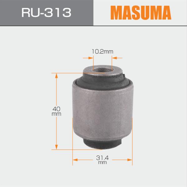 MITSUBISHI Car Fitment RU-313 MASUMA Auto Suspension Bushing pour le modèle de voiture japonaise
