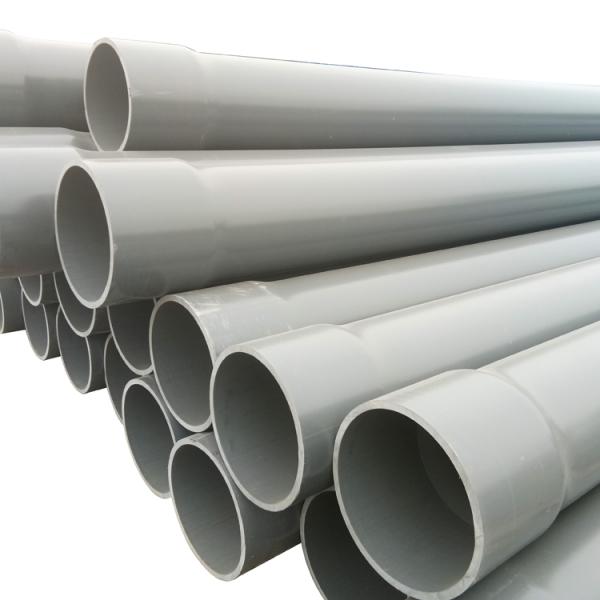 Glue Connection 8 Inch PVC Drainage Pipe for Large Diameter Plastic Water and Drain