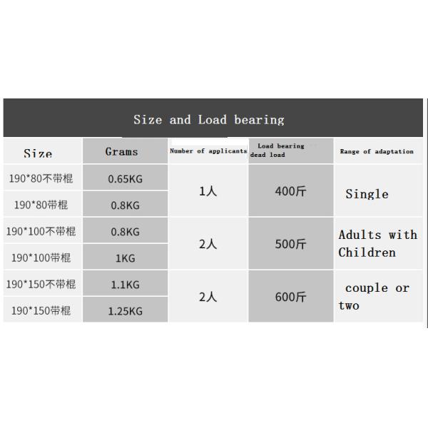 Non-woven Fabric Canvas Hammock Bed Folding Double Hanging Nylon for Outdoor Hiking