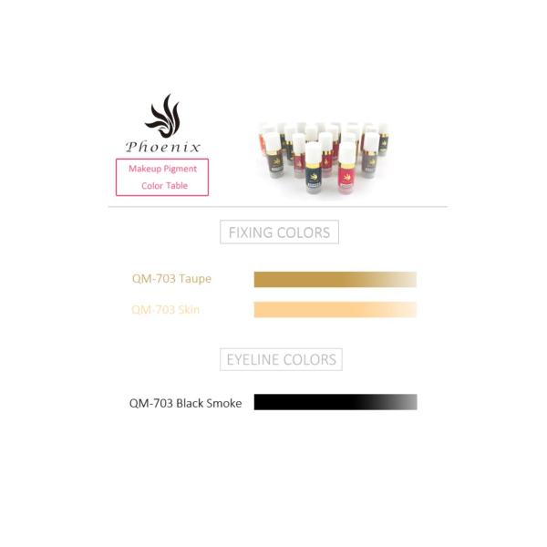 бровь макияжа 35 g Semi постоянная пигментирует для губ наблюдает линия татуировка