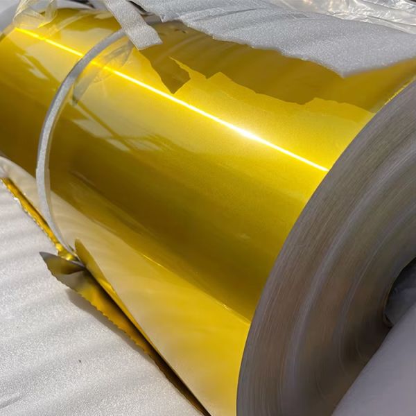 Color Coated Aluminum Foil / Pre-coated Aluminum Foil / Color Coated Aluminum Coil | 1060, 1235, 8011 | For Packaging & Building Materials | Customizable