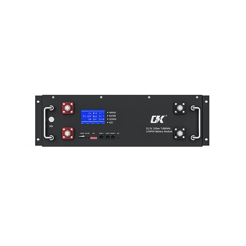 51.2V 150Ah 7.68Kwh Lifepo4 Battery Module Rack Mounted Power Solar Energy System Home Energy