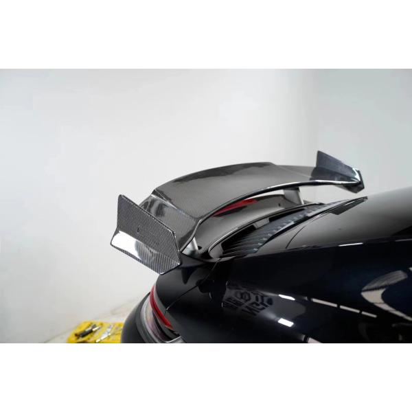 Repair Porsche 992 Body Kit BS Style Turbo Widebody Diffuser Spoiler Dry Carbon Fiber
