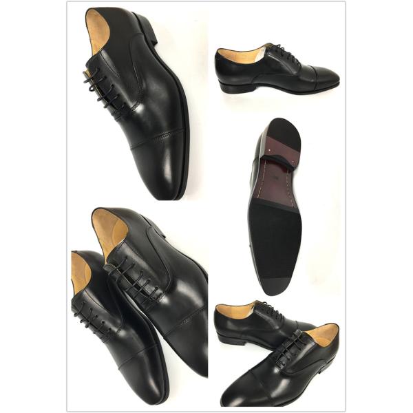 Black Mens Leather Dress Shoes / Men Business Casual Shoes Lace Up Closure Type