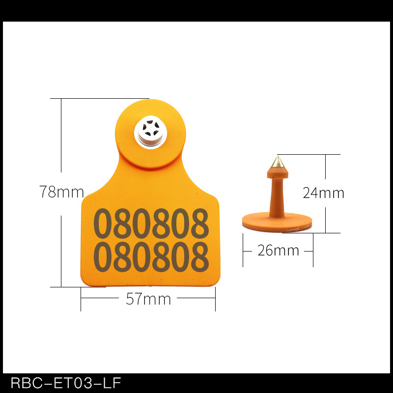 Управление скотин TPU RFID маркирует водоустойчивое для поголовья