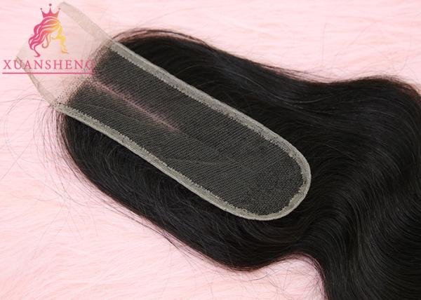 Retail Real Virgin Raw Unprocessed Hair Body Wave  2*6 Lace XS-BW Closure