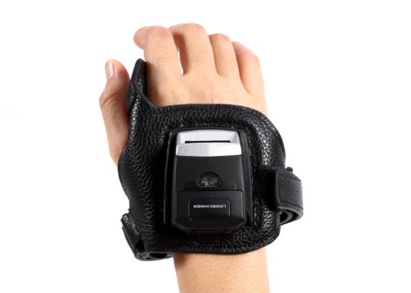 Small Barcode Reader Bluetooth CMOS QR PDF417 Scanner with Wearable Glove