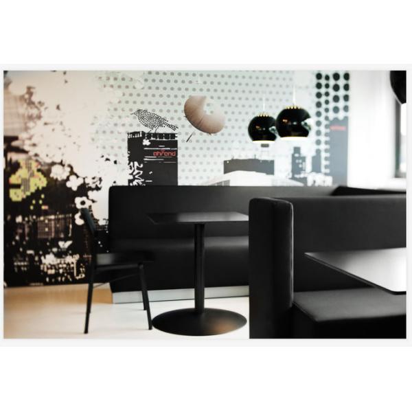 Hotel Coffee Shop Card Seat High Back Modern Sectional Sofa