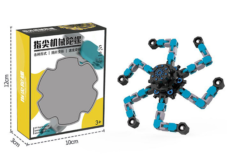 Игрушки непоседы пальца ABS DIY эргономического ребенк закручивая