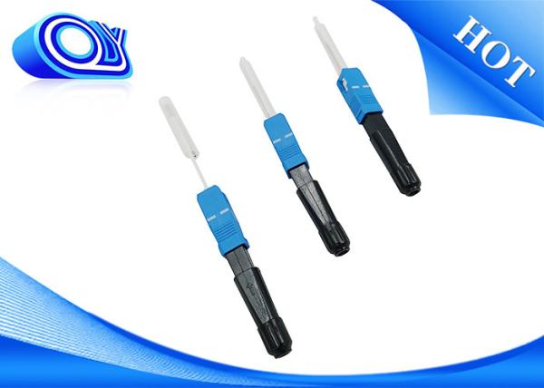 Cold Fusion Fiber Optic Quick Connector SC APC Fiber Connector SM MM SOC / Fiber Optic Fast Connectors