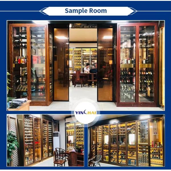 Customization Stainless Steel Wine Cabinet USB Power Source Intelligent Custom Wine Fridge Cabinet
