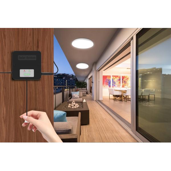 3W Energy Box Residential Solar Ceiling Lighting System with Switch Control Bulb 180mm