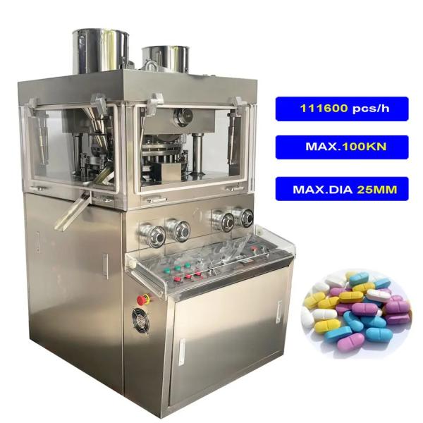 Tablet Press Machine Suitable for Producing Tablets with Uniform Size Shape and Weight in Pharmaceutical Applications
