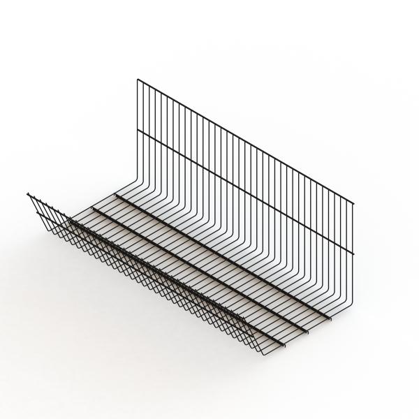 Stackable стеллаж для выставки товаров корзины провода Chrome со структурой KD