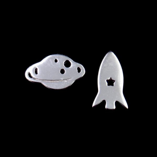 Luxury CZ Small 925 Silver Earrings Jewelry Gift Silver Plating Surface