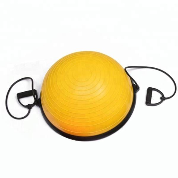 Light Weight Balance Trainer Half Ball , Half Yoga Ball With Anti Burst Air Pump