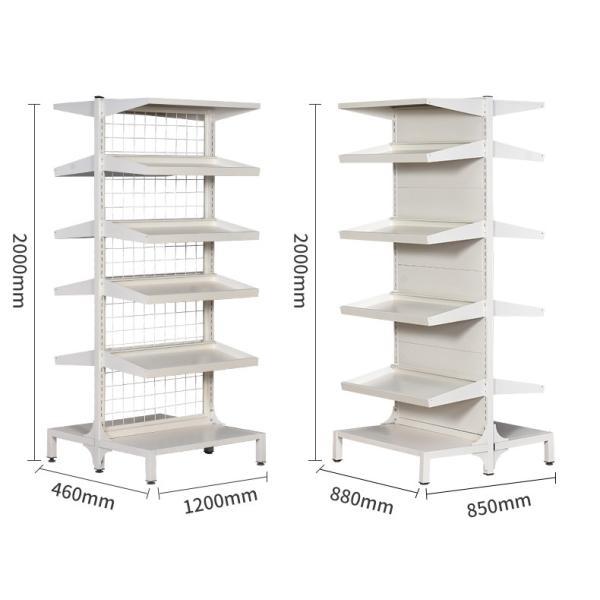 Double Sided Pharmacy Medicine Display Cabinet Clinic Multi Layer