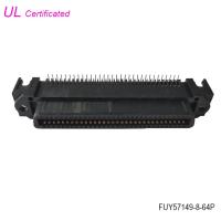 PWB 64 Pin Centronics Female Connector 32pairs do ângulo direito sem Shell