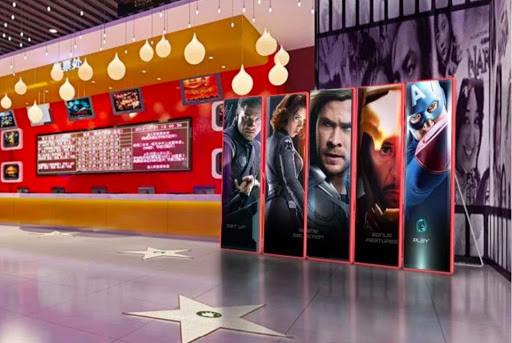Outdoor IP65 Waterproof Video Led Poster Screen Floor Standing Ultra Light